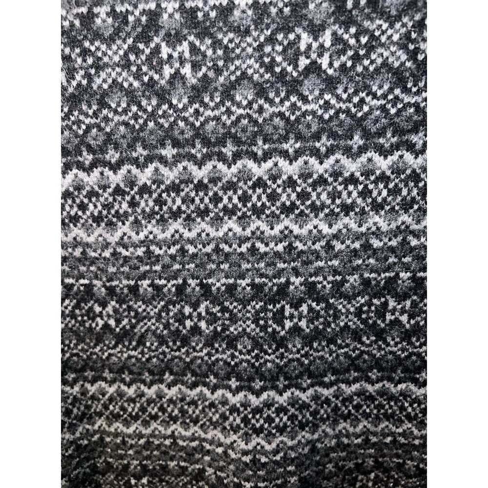 Eddie Bauer Sweater Womens M Cardigan Grey Nordic Embroidered Lambswool Button - Picture 7 of 10
